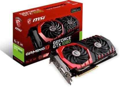 MSI NVIDIA GTX 1080 GAMING X 8G 8 GB GDDR5X Graphics .